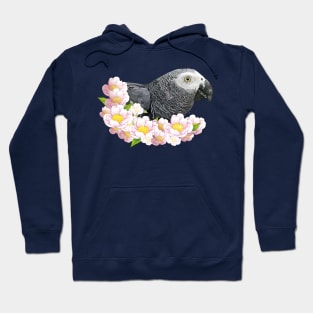 Gray parrot Hoodie